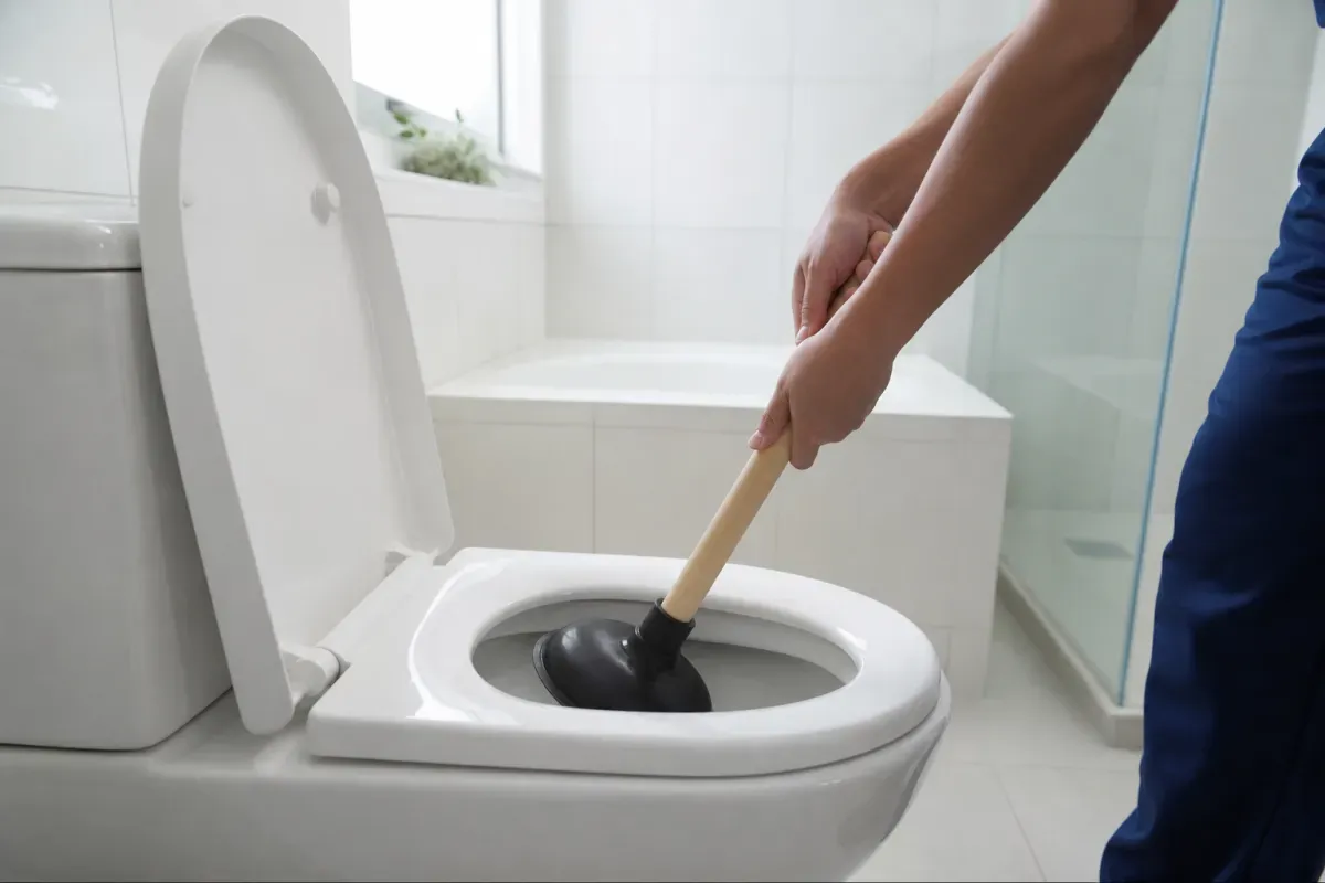Como desentupir vaso sanitário